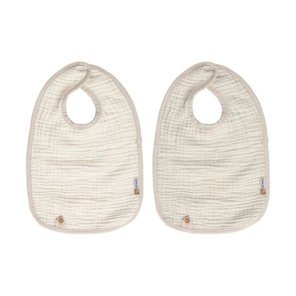 Bébé-jou Bebe-Jou Pure Cotton Lätzchen 2 Stück 1 Bébé-jou Bebe-Jou Pure Cotton Lätzchen 2 Stück