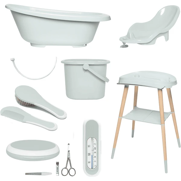 Bébé-jou® Babycare Badeset 8-tlg Sense Plus Sky Green 1 Bébé-jou® Babycare Badeset 8-tlg Sense Plus Sky Green