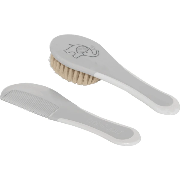 Bébé-jou® Kamm Und Bürste Ollie Grau 1 Bébé-jou® Kamm Und Bürste Ollie Grau