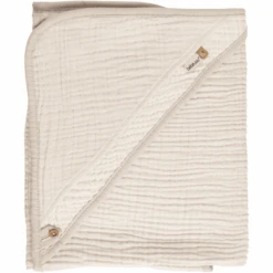 Bébé-jou Bébé Jou® Kapuzentuch Pure Cotton Sand