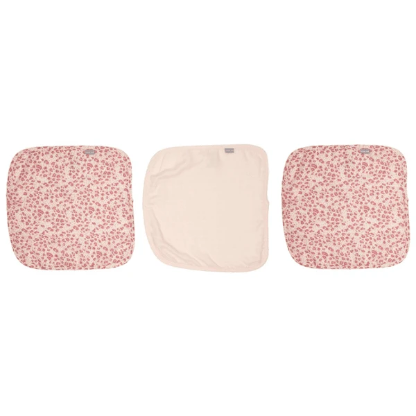Bébé-jou Bébé Jou® Spucktücher 3er-Pack Leopard Pink 1 Bébé-jou Bébé Jou® Spucktücher 3er-Pack Leopard Pink