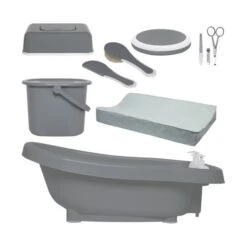 Bébé-jou Bebe-Jou Fabulous ThermoBadeset De Luxe Griffin Grey